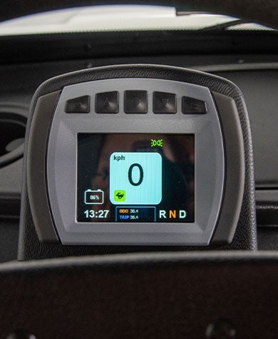 digital instrument cluster display