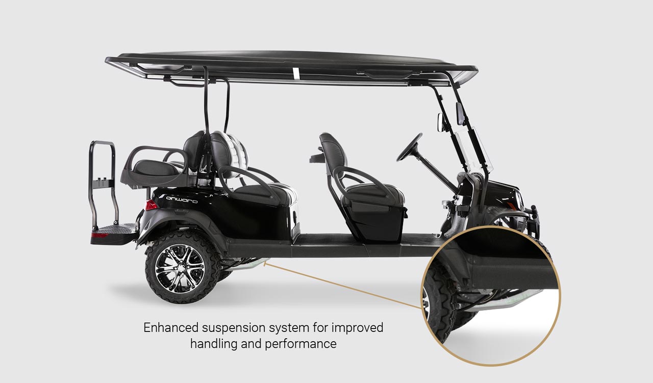 Onward 6 Passenger golf cart Detail Slider 3