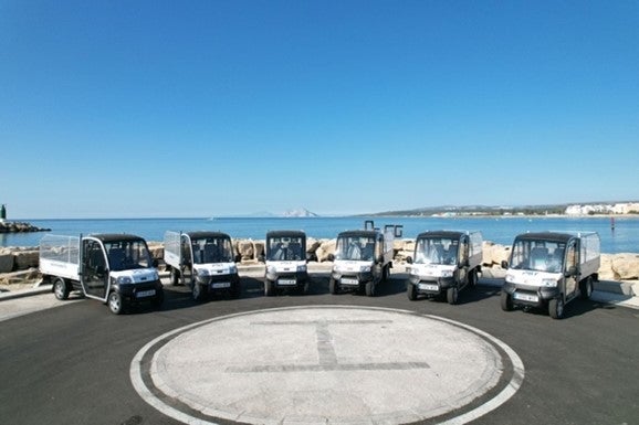 Puerto Sotogrande, Spain has received six new Club Car Urban vehicles 